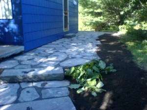 Installation de drain français dans Les Laurentides / Paysagiste Rive-Nord