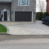 Pose de pavé-uni Permacon à Boisbriand / Paysagiste Rive-Nord